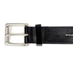 Coach Black Leather Belt 5940 Classic‎ Preppy Core Basic Heritage Simple